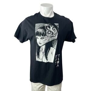 Junji Ito Collection Men's Black Tomie Anime Japanese Horror T Shirt Tee Top L